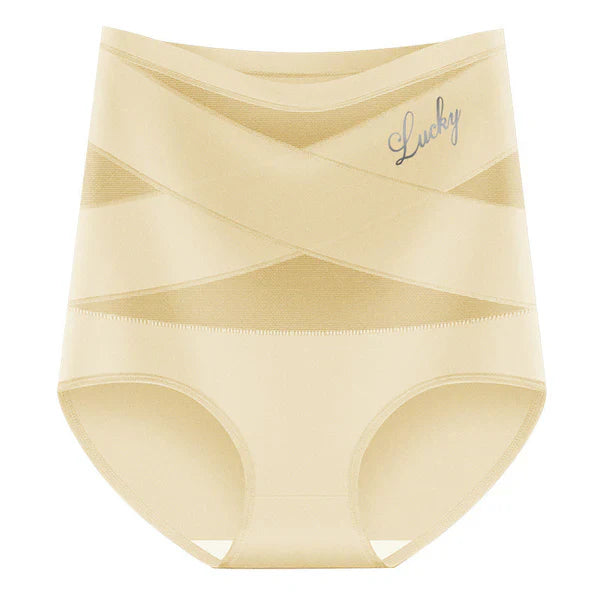 ✨Last Day-Buy 1 Get 3 Packs✨Plus-Size High-Waist Cross Tummy Control Panties