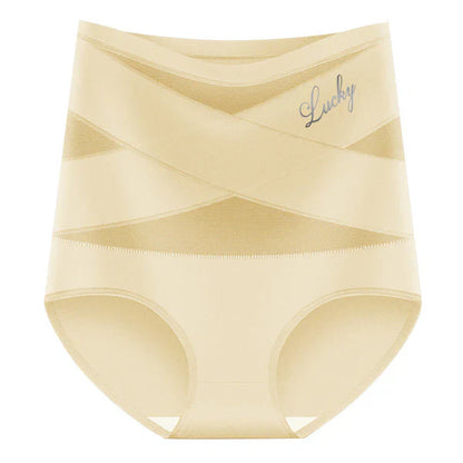 ✨Last Day-Buy 1 Get 3 Packs✨Plus-Size High-Waist Cross Tummy Control Panties