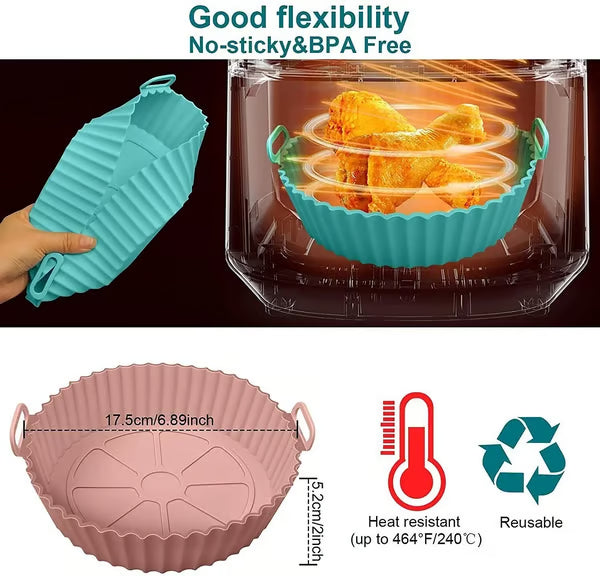 🔥Air Fryer Silicone Baking Tray